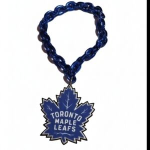 Toronto Maple Leafs Blue Fan Chain Necklace